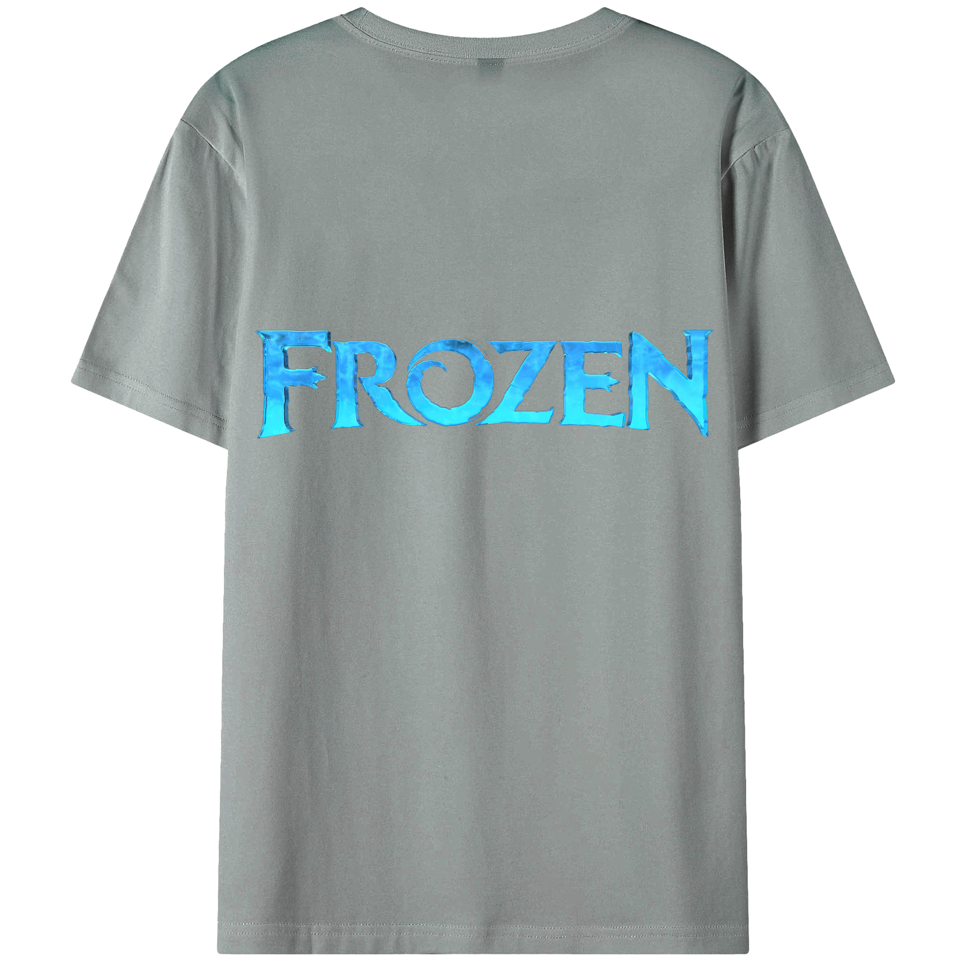 （画像用） アナと雪の女王 アンナ エルサ Frozen Anna Elsa 綿100％ メンズ半袖Tシャツ（バックプリント） 通気性